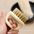 FQ marca ABS cerdas de pelo de jabalí cepillo de barba redondo al por mayor jabalí